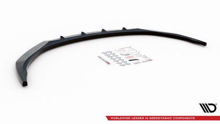 Maxton Front Splitter V.1 Opel Insignia Mk2 - Gloss Black