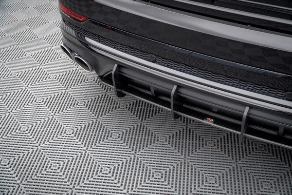 Maxton Street Pro Rear Diffuser Audi Sq8 Mk1 - Black