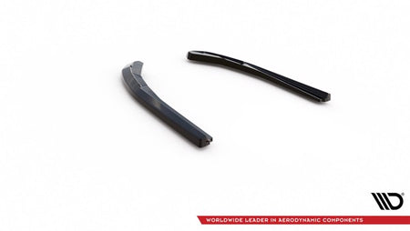 Maxton Rear Side Splitters V.1 BMW 4 Gran Coupe M-Pack G26 - Gloss Black