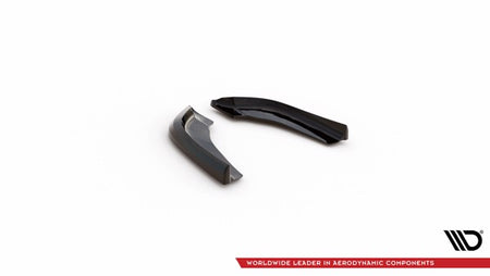 Maxton Rear Side Splitters V.5 For BMW 1 F40 M-Pack/ M135I - Gloss Black