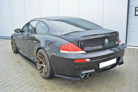 Maxton Rear Side Splitters BMW M6 E63 - Gloss Black