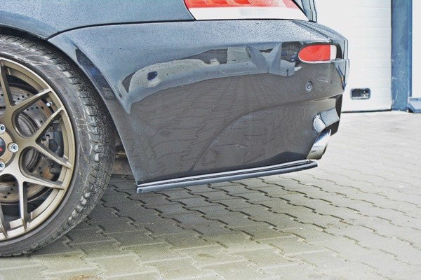 Maxton Rear Side Splitters BMW M6 E63 - Gloss Black
