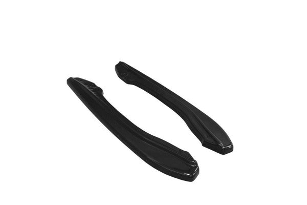 Maxton Rear Side Splitters BMW M6 E63 - Gloss Black