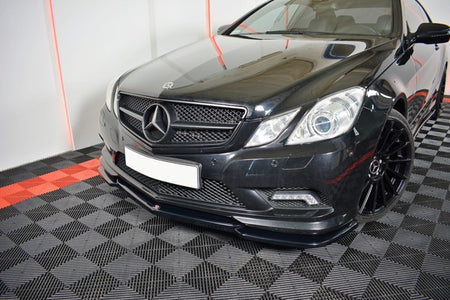 Maxton Front Splitter Mercedes-Benz E-Class W207 Coupe Amg-Line - Gloss Black