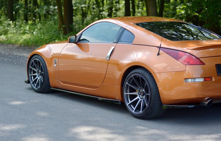 Maxton Side Skirts Diffusers Nissan 350Z - Gloss Black