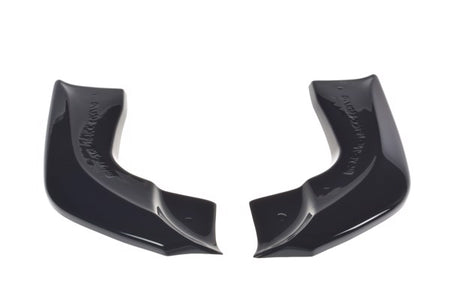 Maxton Rear Side Splitters For BMW X5 E70 Facelit M-Pack - Gloss Black