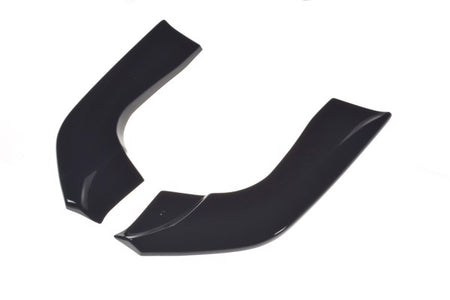 Maxton Rear Side Splitters For BMW X5 E70 Facelit M-Pack - Gloss Black