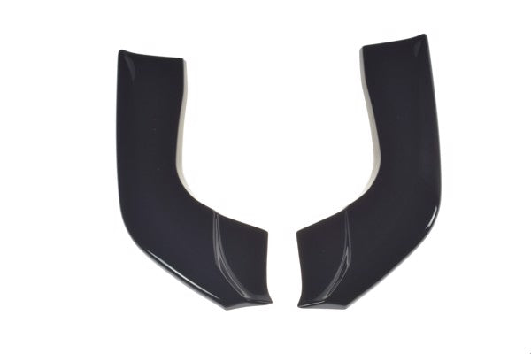 Maxton Rear Side Splitters For BMW X5 E70 Facelit M-Pack - Gloss Black