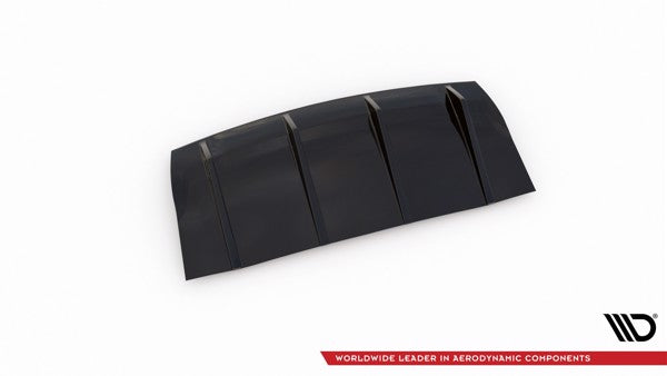 Maxton Rear Valance Porsche Panamera Turbo 971 - Gloss Black