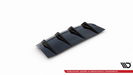 Maxton Rear Valance Porsche Panamera Turbo 971 - Gloss Black