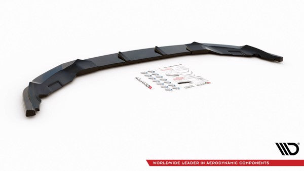 Maxton Front Splitter For BMW 6 Gt M-Pack G32 Facelift - Gloss Black