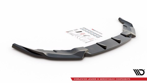 Maxton Front Splitter For BMW 6 Gt M-Pack G32 Facelift - Gloss Black