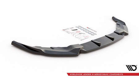 Maxton Front Splitter For BMW 6 Gt M-Pack G32 Facelift - Gloss Black
