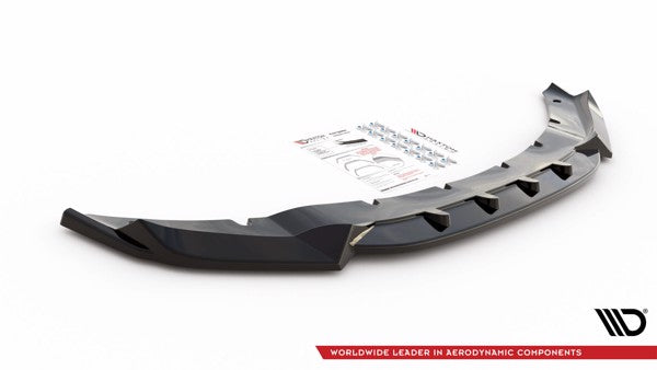 Maxton Front Splitter V.1 BMW X5 M F15 - Gloss Black