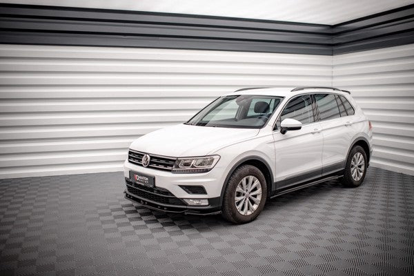 Maxton Side Skirts Diffusers Volkswagen Tiguan Mk2 - Gloss Black