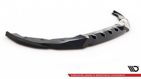 Maxton Front Splitter V.2 BMW 2 Coupe M-Pack / M240I G42 - Gloss Black