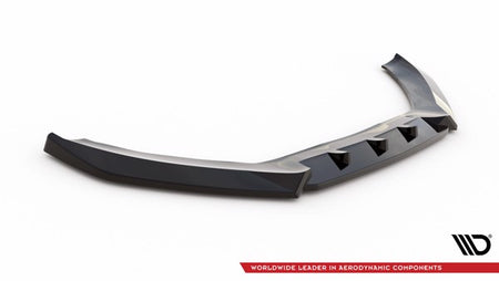 Maxton Front Splitter V.1 Audi A5 Coupe 8T Facelift - Gloss Black
