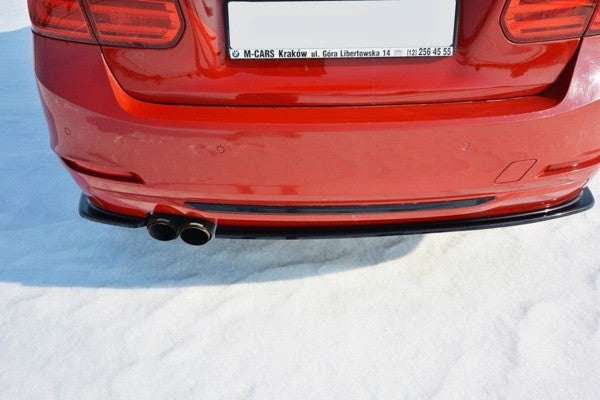 Maxton Rear Side Splitters BMW 3 F30 - Gloss Black