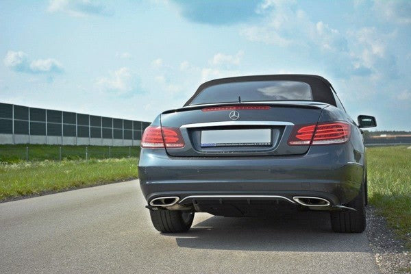 Maxton Rear Valance Mercedes E W212 - Gloss Black