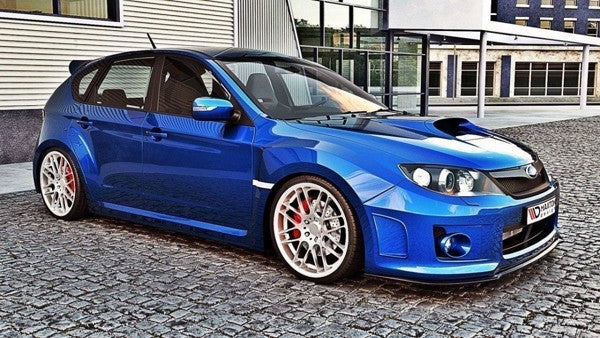 Maxton Front Splitter Subaru Impreza Wrx Sti 2011-2014 - Gloss Black