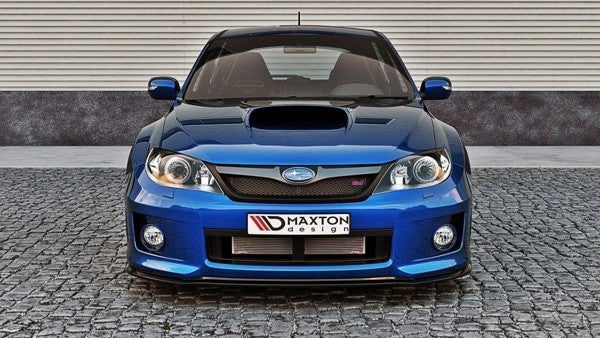 Maxton Front Splitter Subaru Impreza Wrx Sti 2011-2014 - Gloss Black