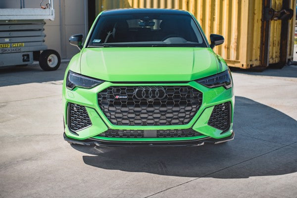 Maxton Front Splitter V.1 Audi RSq3 F3 - Gloss Black