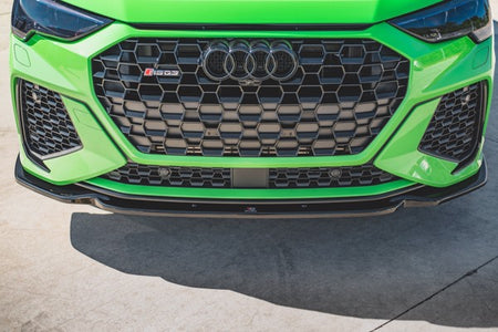 Maxton Front Splitter V.1 Audi RSq3 F3 - Gloss Black