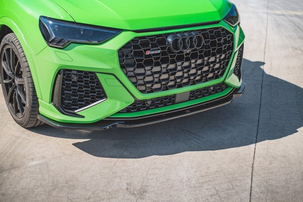 Maxton Front Splitter V.1 Audi RSq3 F3 - Gloss Black