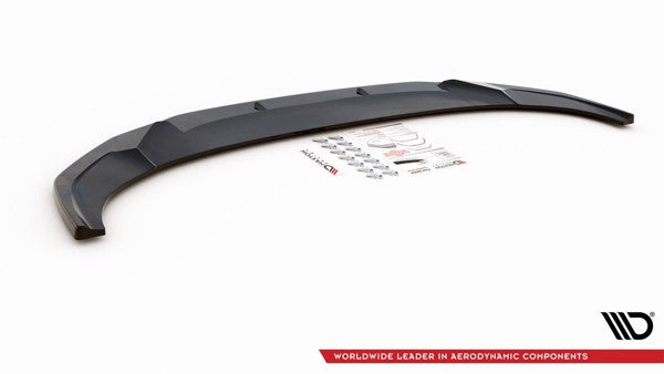 Maxton Front Splitter V.1 Audi RSq3 F3 - Gloss Black