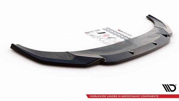 Maxton Front Splitter V.1 Audi RSq3 F3 - Gloss Black