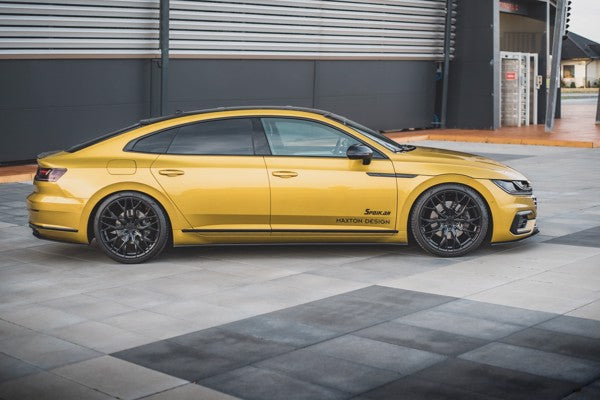 Maxton Racing Durability Side Skirts Diffusers Volkswagen Arteon R-Line - Black