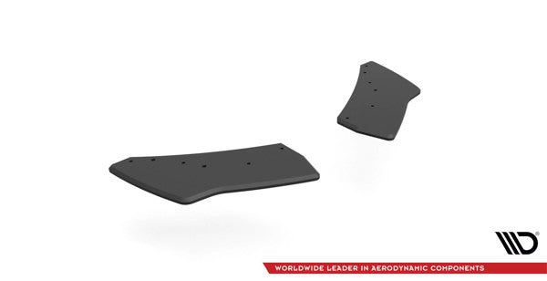 Maxton Street Pro Rear Side Splitters Volkswagen Golf R Mk7 - Black