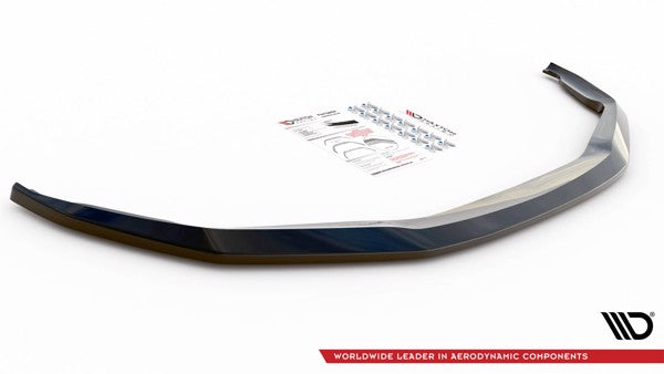 Maxton Front Splitter V.3 BMW M5 F90 Facelift - Gloss Black