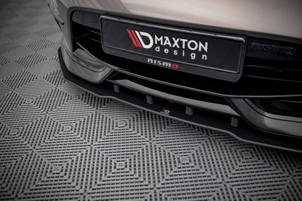 Maxton Street Pro Front Splitter Nissan 370Z Nismo Facelift - Black