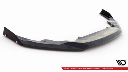 Maxton Front Splitter V.3 + Flaps Audi R8 Mk2 Facelift - Gloss Black