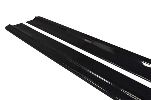 Maxton Side Skirts Diffusers Audi A8 D4 - Gloss Black
