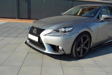 Maxton Front Splitter V.1 Lexus Is Mk3 - Gloss Black