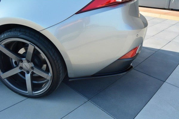 Maxton Rear Side Splitters Lexus Is Mk3 T - Gloss Black