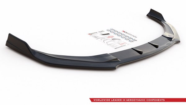 Maxton Front Splitter V.3 Hyundai I30 N Mk3 Hatchback/ Fastback - Gloss Black