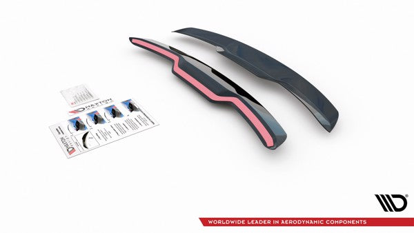 Maxton Spoiler Cap V.2 Audi RS3 8V / 8V Fl Sportback - Gloss Black