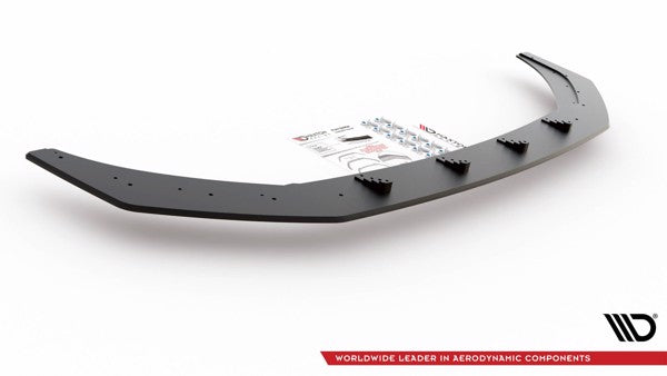 Maxton Racing Durability Front Splitter Volkswagen Polo Gti Mk6 - Black