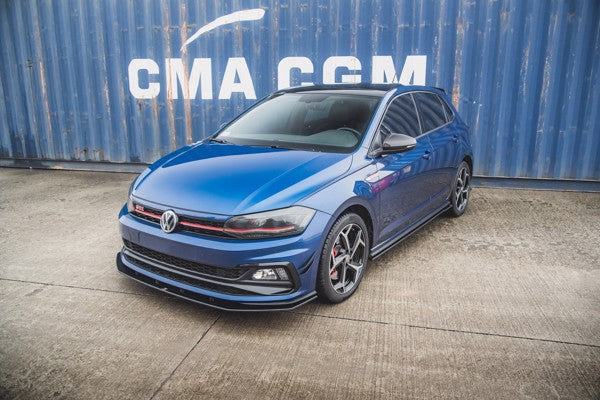Maxton Racing Durability Front Splitter Volkswagen Polo Gti Mk6 - Black