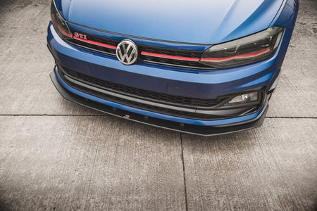 Maxton Racing Durability Front Splitter Volkswagen Polo Gti Mk6 - Black