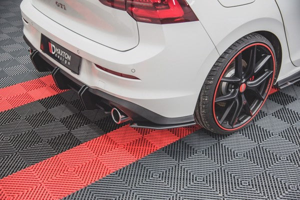 Maxton Racing Durability Rear Side Splitters Volkswagen Golf 8 Gti - Black