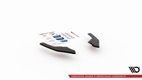 Maxton Racing Durability Rear Side Splitters Volkswagen Golf 8 Gti - Black