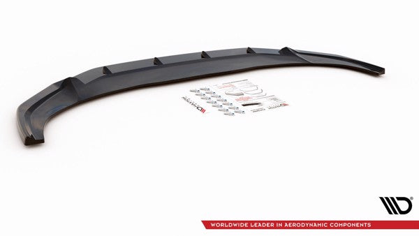 Maxton Front Splitter V.2 Audi Q3 Sportback S-Line - Gloss Black