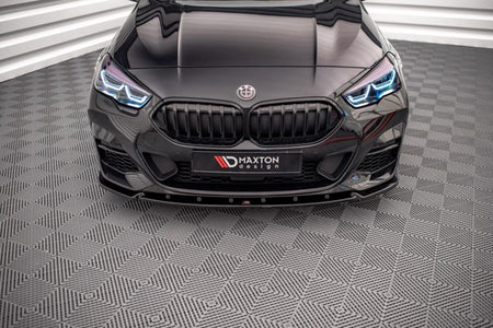 Maxton Front Splitter V.2 BMW 2 Gran Coupe M-Pack / M235I F44 - Gloss Black