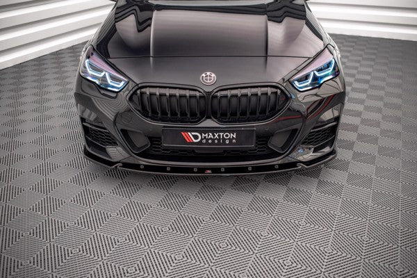 Maxton Front Splitter V.2 BMW 2 Gran Coupe M-Pack / M235I F44 - Gloss Black