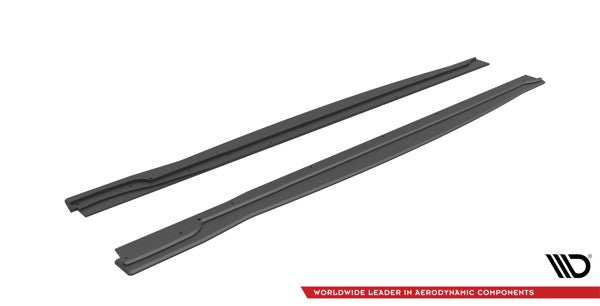 Maxton Street Pro Side Skirts Diffusers Nissan 370Z Nismo Facelift - Black