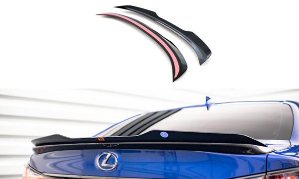 Maxton Spoiler Cap Lexus Gs F Mk4 Facelift - Gloss Black
